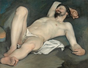 Desnudo masculino reclinado